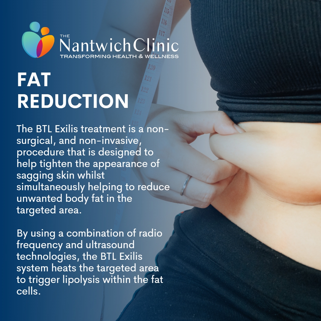It doesn’t matter what the reason you’re looking to reclaim your self confidence is, the good news is that there is a non-invasive treatment method known as Exilis that is perfect for fat reduction almost anywhere on the body.  thenantwichclinic.co.uk/treatments-ser… #fatreduction #exilis #btl