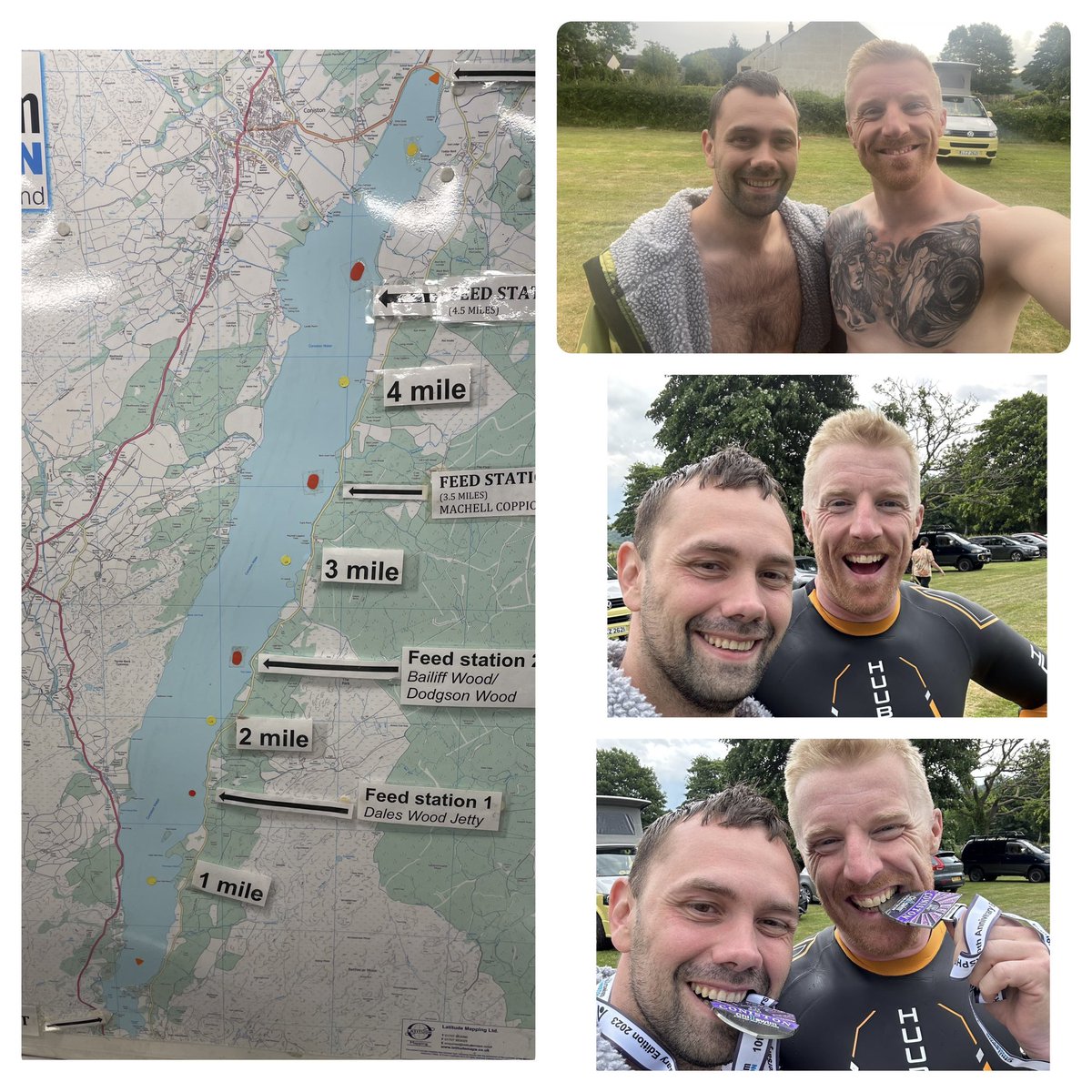 Coniston swim ✅ 
5.25 miles in just over 3 hours