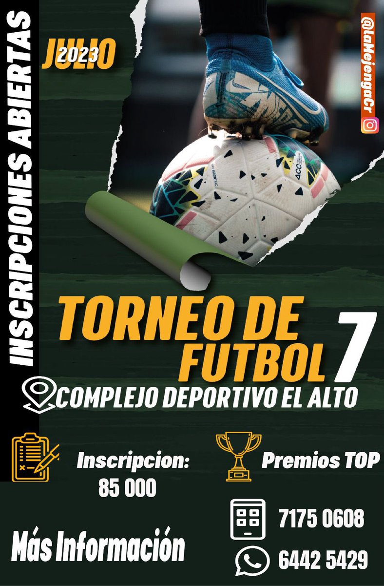 EsJuan94's tweet photo. Busco equipos Fútbol 7 que quieran competir y ganarse buenos premios 🏆🔥 https://t.co/AiRI3eMfzP
