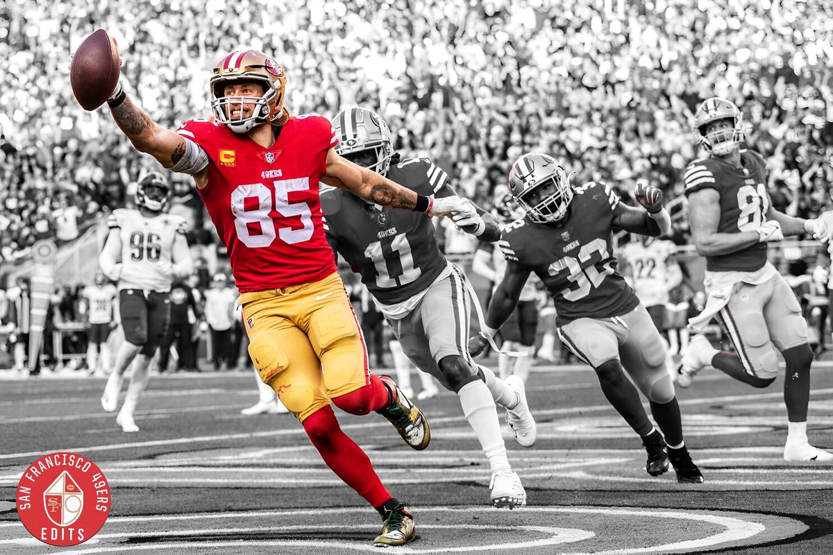 Maybe the greatest 49ers tight end, ever. #FTTB