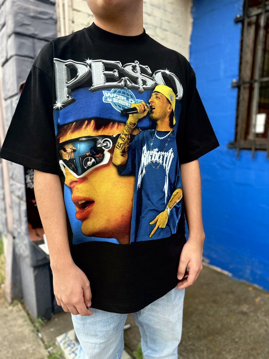 alxcstudios's tweet photo. Peso Pluma Tee! 

Out now just in time for Genesis and U.S Tour! Link in bio! 🕷️🥷 https://t.co/qQeTWGI9zJ