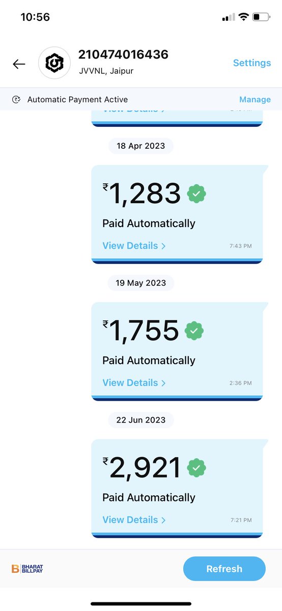 ये  सही है क्या 

आप खुद देख लो और बता दो प्रत्यक्ष को प्रमाण की जरुरत है क्या 

10  महीनों के बिल है 

जिस महीने <a href="/ashokgehlot51/">Ashok Gehlot</a>  जी ने कम किया उसी महीने से बिजली का बिल बढ़कर आना शुरू हो गया 
या तो अधिकारी और कर्मचारी इस और ध्यान नहीं दे रहे या बिजली विभाग पर सरकार के आदेश का