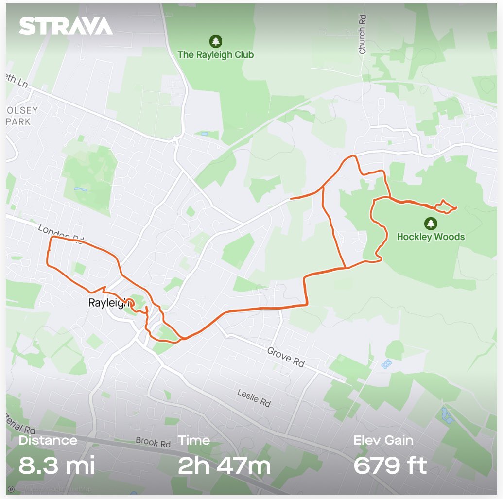 romfordrunner's tweet photo. Sometimes, a long #walk is as good for the mind as a run. We found lots of #geocache, visited a windmill #Rayleighwindmill and had a nice time in the #woods 🌳 https://t.co/GnHJmt7xJu