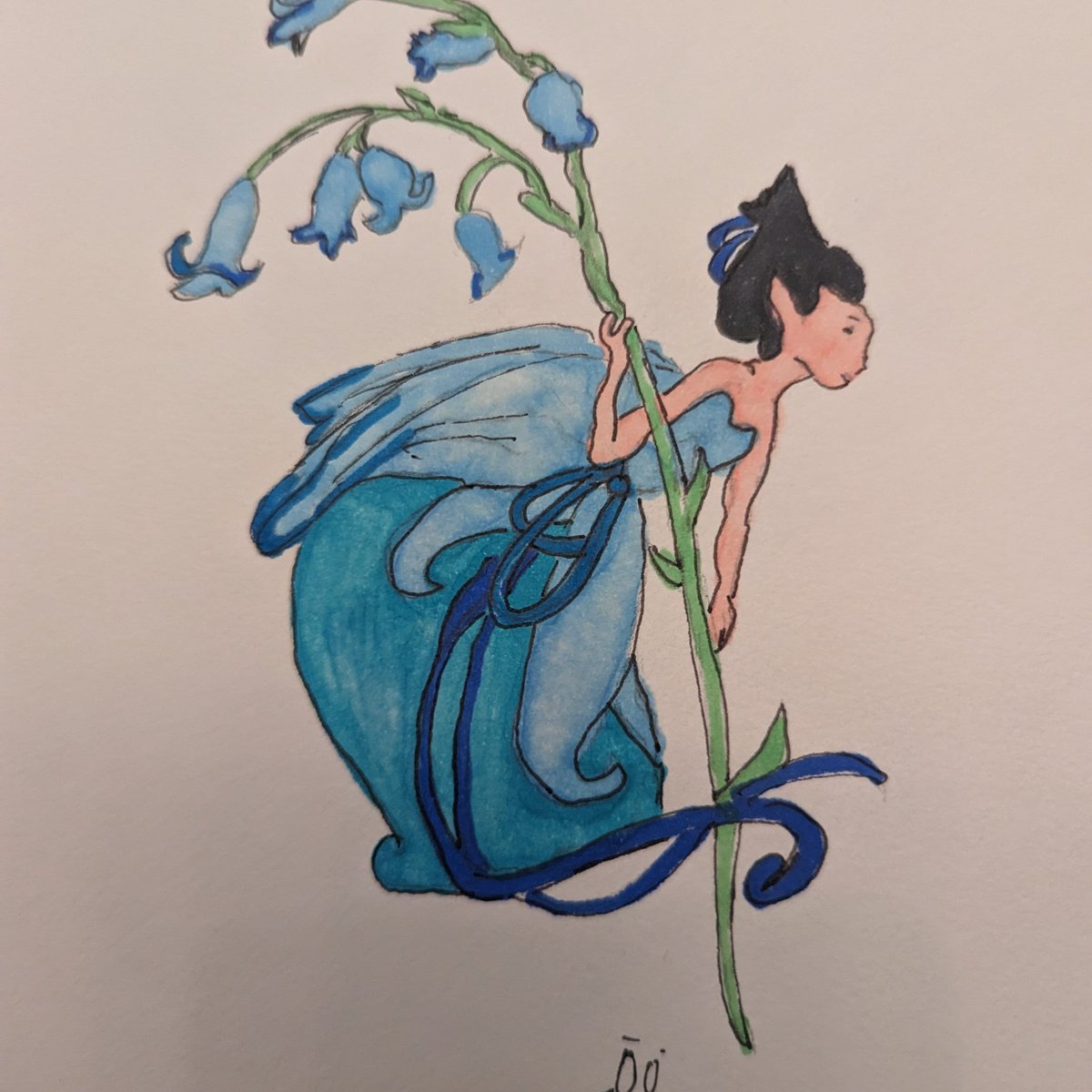 Oh, habt ihr schon diese Glockenblumenfee gesehen 🌺