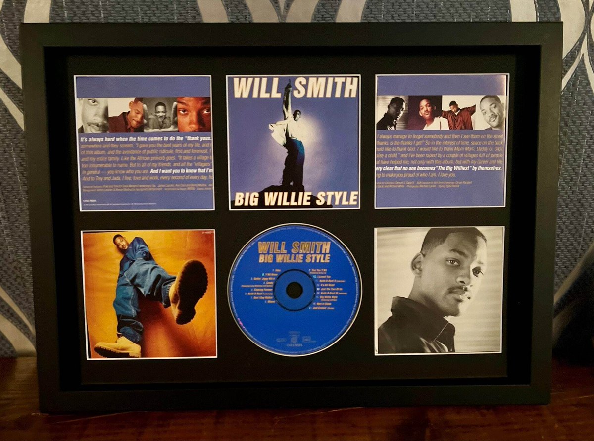 Will Smith - Big Willie Style CD Album Wall Display 

Purchase at: 

Etsy false9printstudio.co.uk 
Etsy: f9ps.co.uk

#willsmith #jadapinkettsmith #chrisrock #martinlawrence #jadensmith #kevinhart #comedy #freshprince #badboys #freshprinceofbelair #oscars #memes #musi