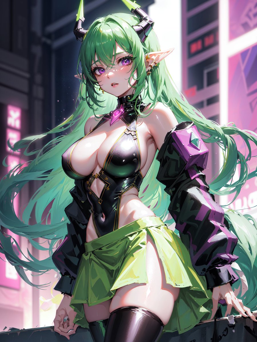 AlizsArts's tweet photo. Make your AI oc by @Mr_DogiDondi 

Day 20- Cyberpunk https://t.co/FKr2emgq7S