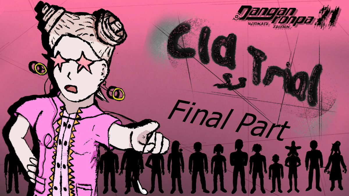 DR21_UE's tweet photo. The Final Part of the Class Trial, the end of Chapter 01, releases this Sunday at 6:00pm (CET)
And if you are not up to date with the series, you can watch every episode via the link below!

https://t.co/eiL0pAM4wW

#fanganronpa #danganronpa https://t.co/Mo10TwkqRX