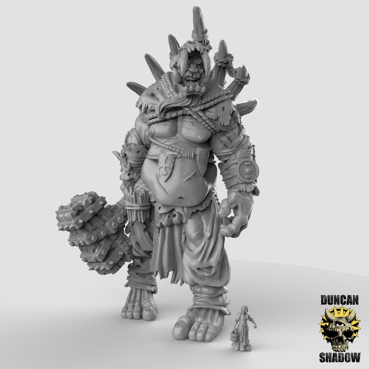DuncanShadow's tweet photo. The huge Titan King
STL files available over on my MyMiniFactory Store 
https://t.co/FEPJxVaZ5n

#3dprinting #stl https://t.co/IxLYN5VxUs