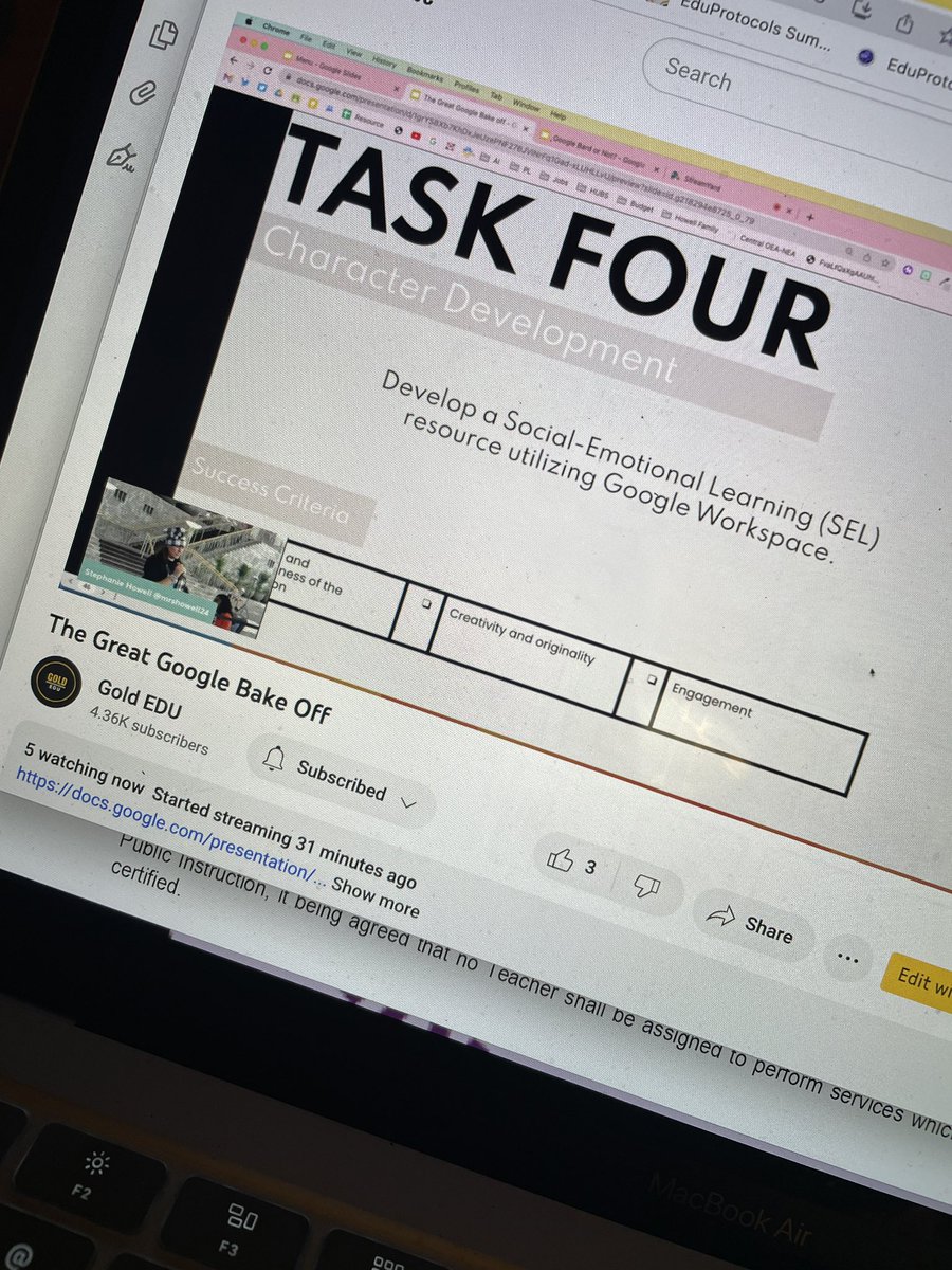 chaaven's tweet image. Thanks @mrshowell24 for having an event online for the #notatISTE crowd. #Funtolearn #PlaygroundFun #StuckinNorthDakota