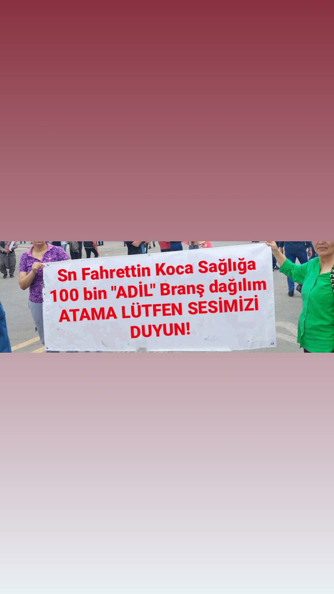 Bayram müjdesi Sağlığa ✅
<a href="/drfahrettinkoca/">Dr. Fahrettin Koca</a>
#SağlıkçıAtamaBekliyor