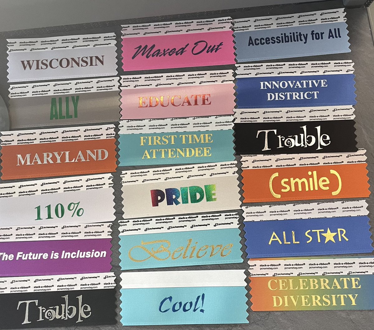 Got my ribbons to represent! #MSC2023
