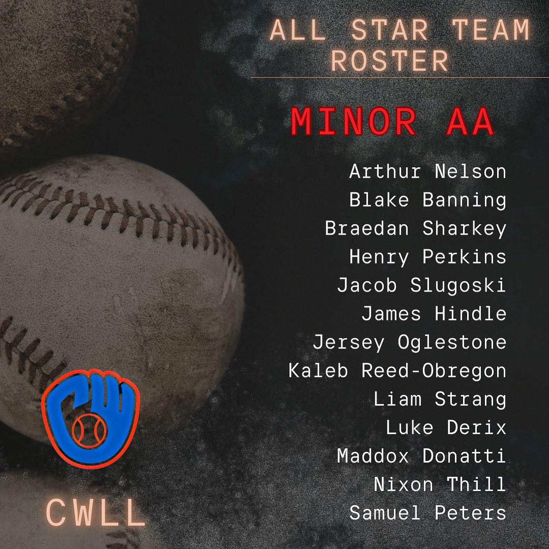 Introducing the 2023 Calwest Minor AA team. This is the first experience for many of these players to compete in all star summer baseball. They enter the summer season with much excitement with the first two weekends of play in Lethbridge.