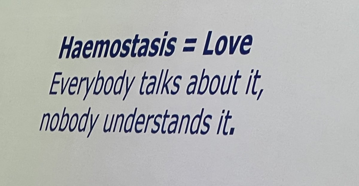 New favorite quote. #ISTH2023