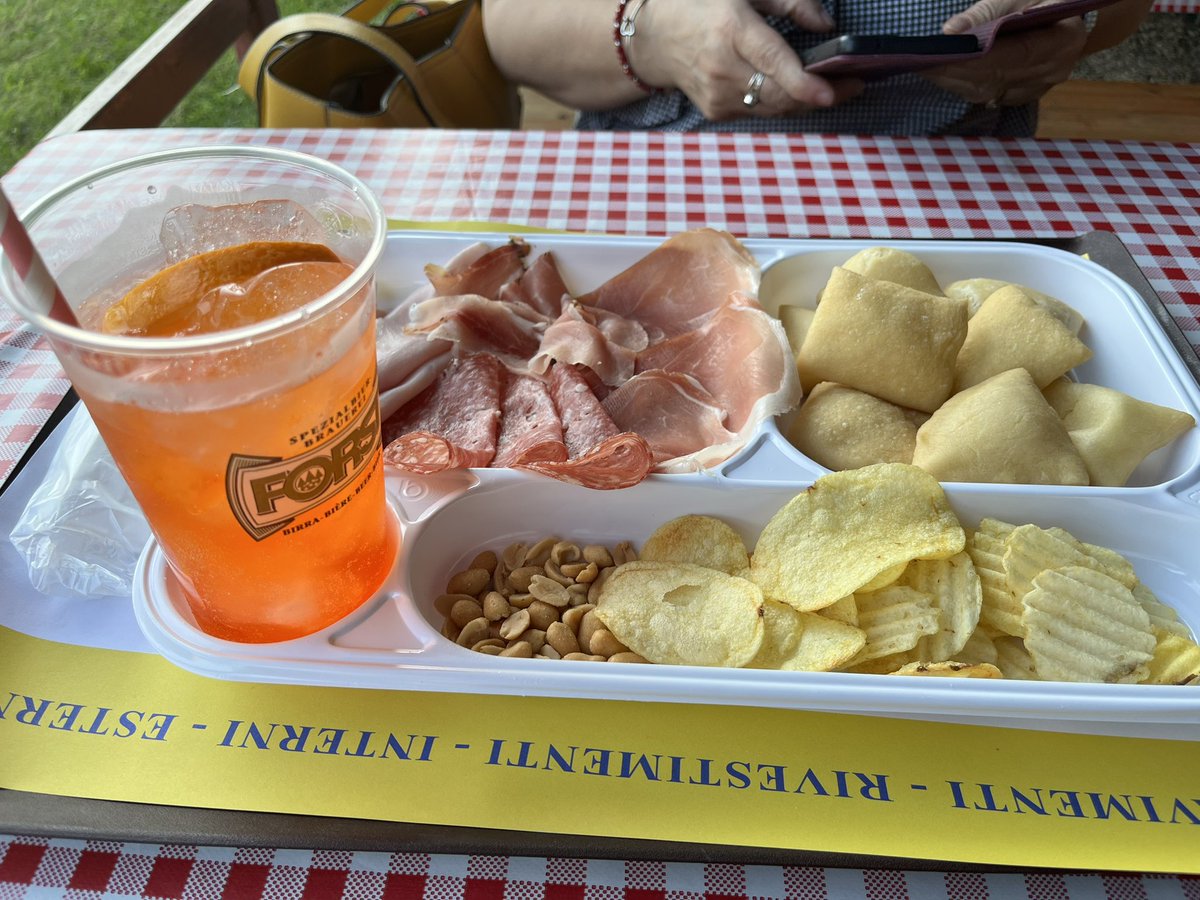 Spritz oratoriale con gnocco fritto