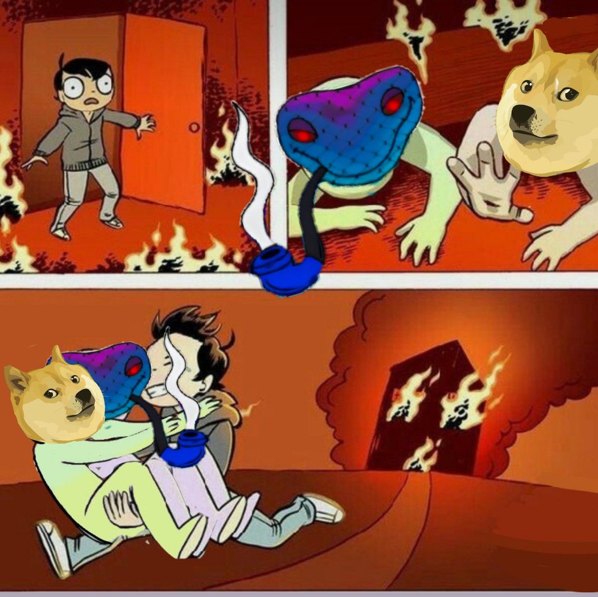 Dolted_'s tweet photo. My entry for meme contest

#dogetosnek https://t.co/viQ7JjBXi1
