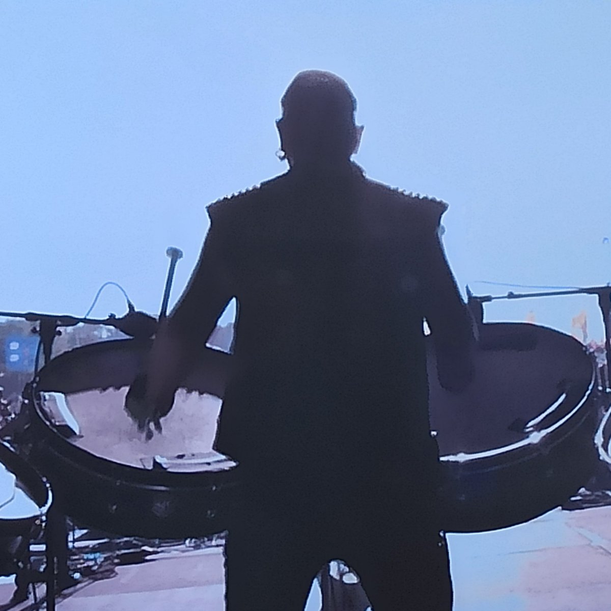 looee66's tweet image. As much as I love Blondie, had to turn over for The HU on Westholts - HU, HU, HU, HU. Incredible #glastonbury2023 #thehu