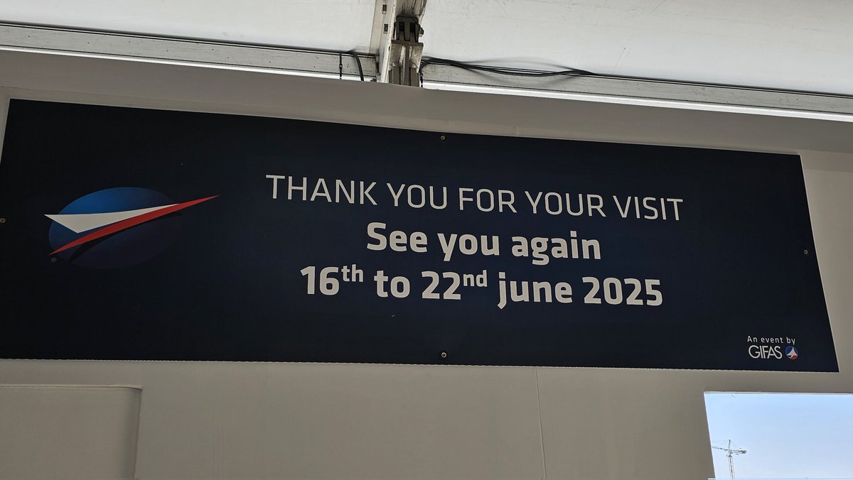 You know where to find me in June 2025. #ParisAirShow