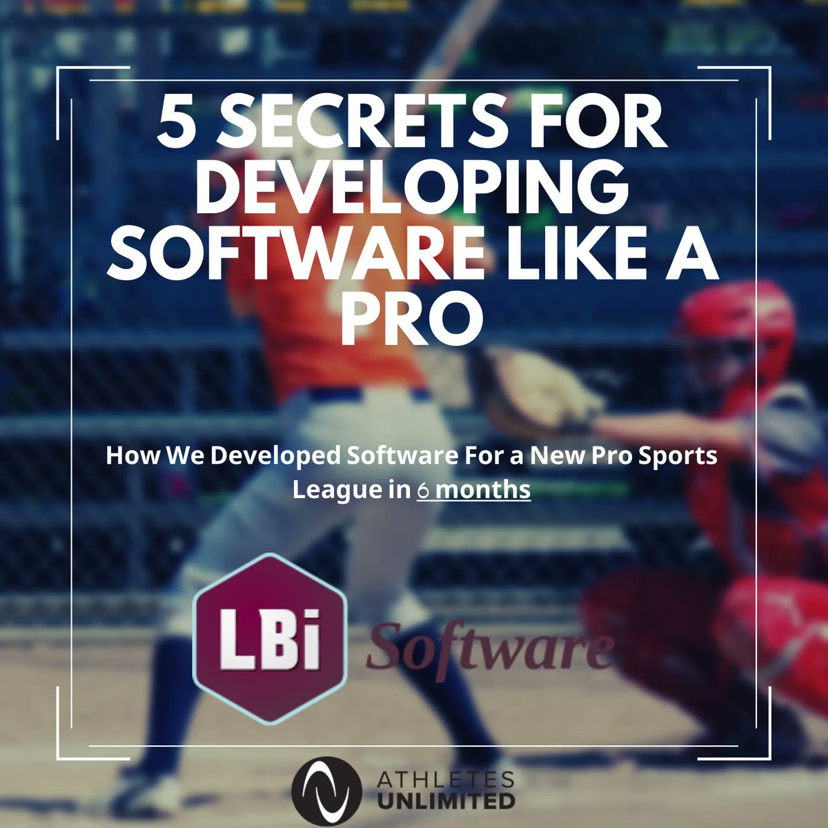 LBiSoftware's tweet image. 5 Secrets for Developing Software Like a Pro - How We Developed #Software for a New Pro #Sports League in 6 months bit.ly/3dXdXfu #sportstech
