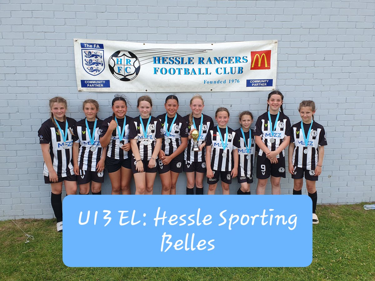 HessleRangers's tweet photo. Congratulations to today's winners at the Hessle Rangers Girls Football Festival. U11 / U13 @CottRangers @HessleSC @EBFCJuniors https://t.co/Gqw9Up7BaY