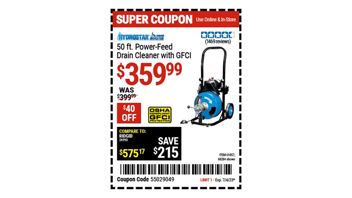 Harbor Freight on Twitter "Buy the PACIFIC HYDROSTAR 50 Ft. Commercial