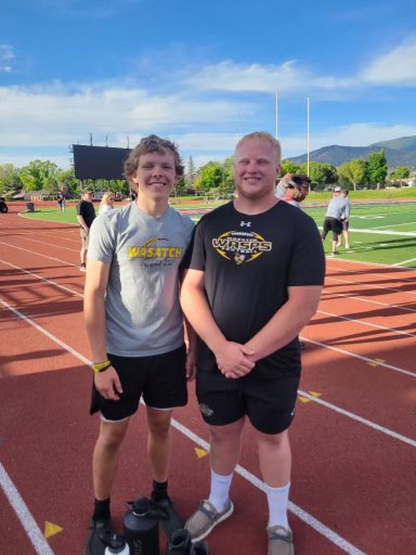 SamBischoff_'s tweet photo. Had a great time at the @SUUFB_ camp! Grateful for the opportunity to get better!
@delanefitz @bmeasom1 @WasatchFB @stevecoburn76 @AustinMcNaughty https://t.co/JLYIDRdtjT