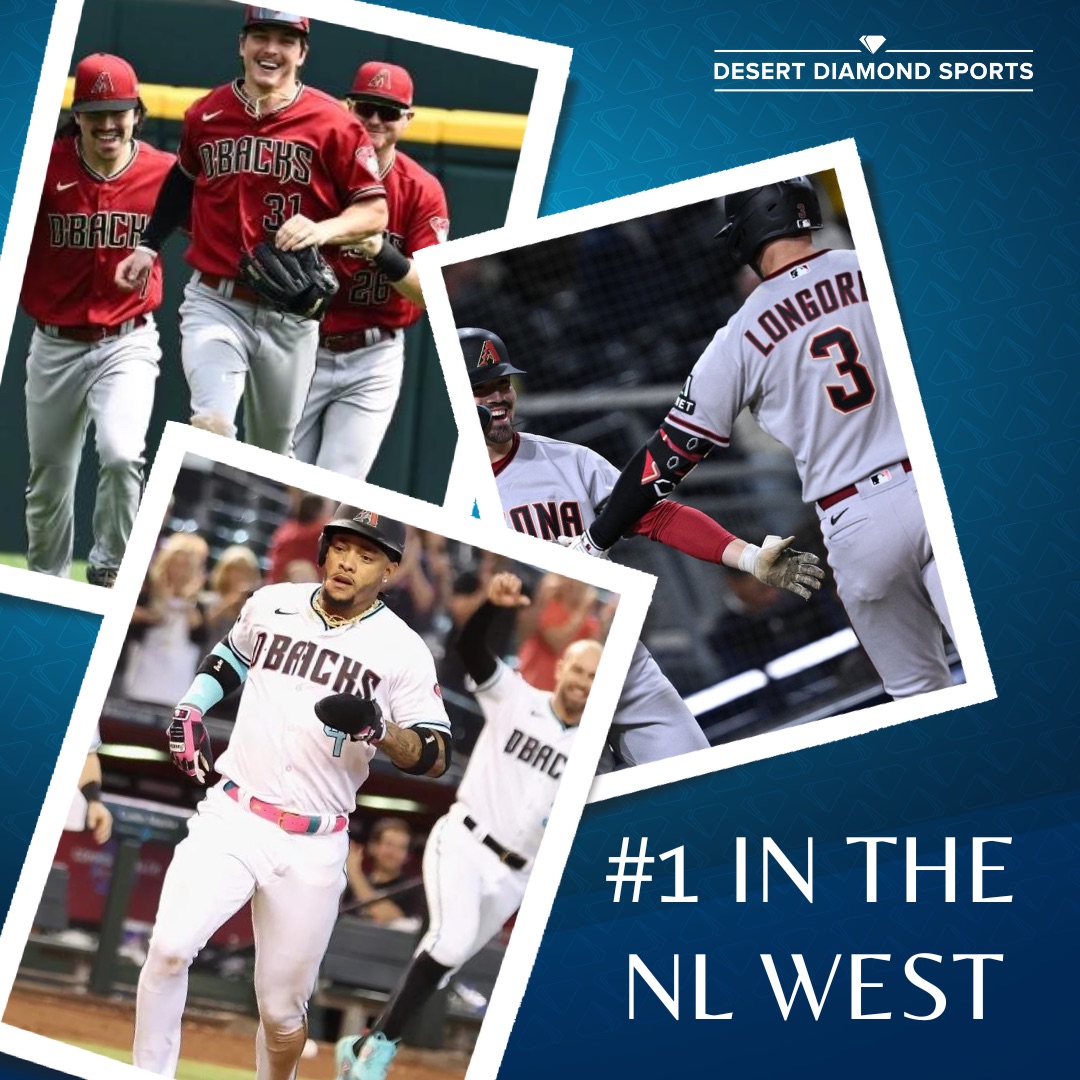 Against all odds, @Dbacks emerge as the frontrunners in the fiercely competitive NL West. What are your thoughts on the #Arizonadiamondbacks this season?

#desertdiamondsports #arizonadiamondbacks #mlb #sportsbook #nlwest