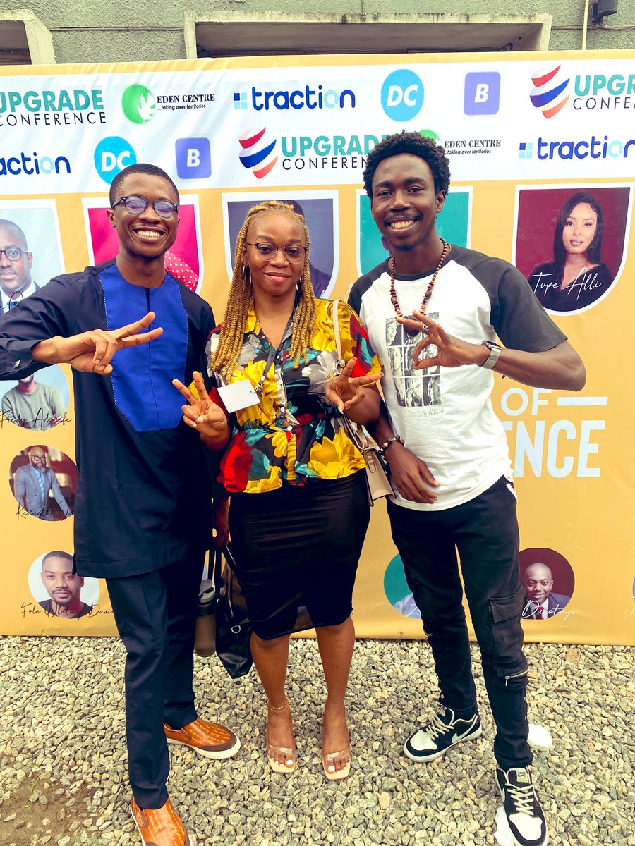 davidubaniHQ's tweet photo. I attended the just concluded Upgrade Conference in Lagos, Nigeria, where I listened to outstanding speakers and also met the phenomenal @TassyOmah_ & @sammo_official .
Super grateful for the opportunity to learn, relearn and connect.
Letโs get back to work.
#iamlearning
#growth https://t.co/HSrevjt6WE