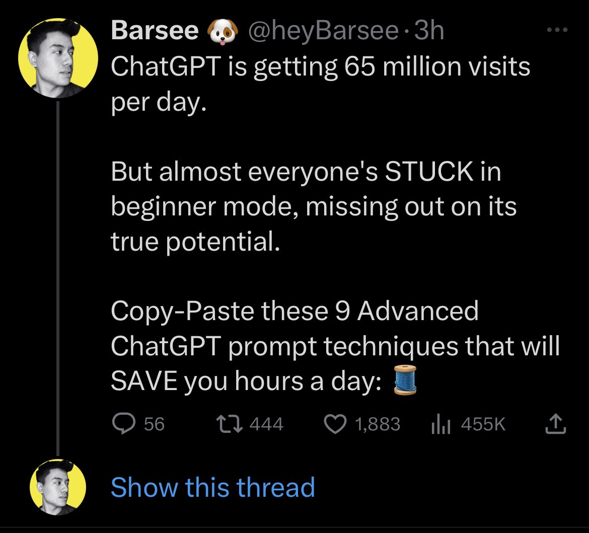 mac_dean's tweet image. I see a pattern here. It’s almost as if ChatGPT is writing these posts itself.