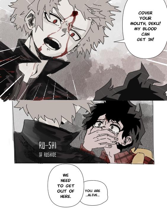 Zombie AU! 🧟‍♂️

Bakugou is a zombie who managed to keep his sanity!
#bkdk #bakudeku #katsudeku #dekubaku