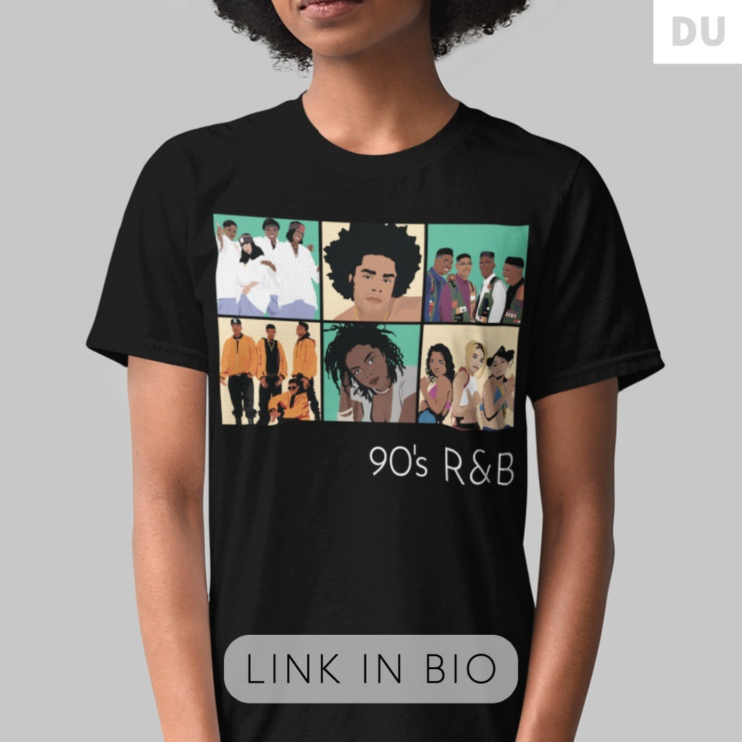 90s R&B Tshirt

#tshirtdesign #streetweardesign #customdesign #designtshirt #designstreetwear #graphicdesign #teedesign #graphictee #appareldesign #teedesign #tlc #maxwell #musicfestival #laurynhill #rnb #90s #retro #love