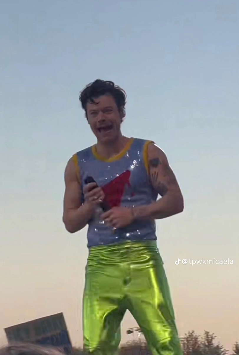 🍉 | La réaction d'Harry quand une peluche zizi atterri sur la scène 😭

© Owner

#LoveOnTourWerchter