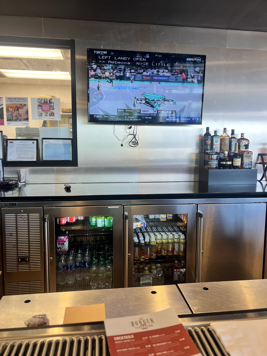 When they have a <a href="/WNBA/">WNBA</a> game playing at the airport bar in Calgary >>>>>