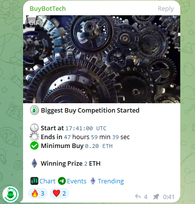 VortexCashETH's tweet photo. We starting biggest buy Competition for 2 Days.

WINNING PRIZE 2 ETH
________________________________________
Vortex Cash Wallet P2P Bot Changelog:
1. Some bug fixes. 
2. Bot performance improvement. 
3. Server migration. https://t.co/V3BT8yqZRl