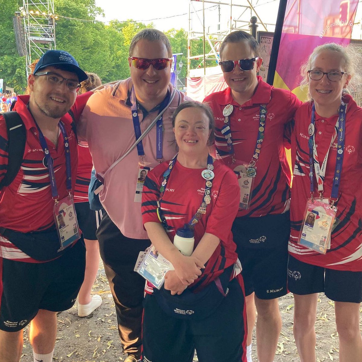 Celebrating my #SpecialOlympics journey. Come and find out more at instagram.com/sojohnhayes

Fantastic seeing Ian, looking forward to seeing him back running.

#UnbeatableTogether #SpecialOlympicsWorldGames #TeamSOGB #FamilyTime