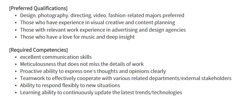 BTSARMYJobBoard's tweet photo. Hi ARMYs! 🤗 @BIGHIT_MUSIC has opening for Production Coordinator

Practice wisdom while applying. 💜

https://t.co/gs0k6F9Qqb

#BAJBSouthKorea #BAJBDesign 

*Rough translation via google translate. https://t.co/jDmNj8RcPR