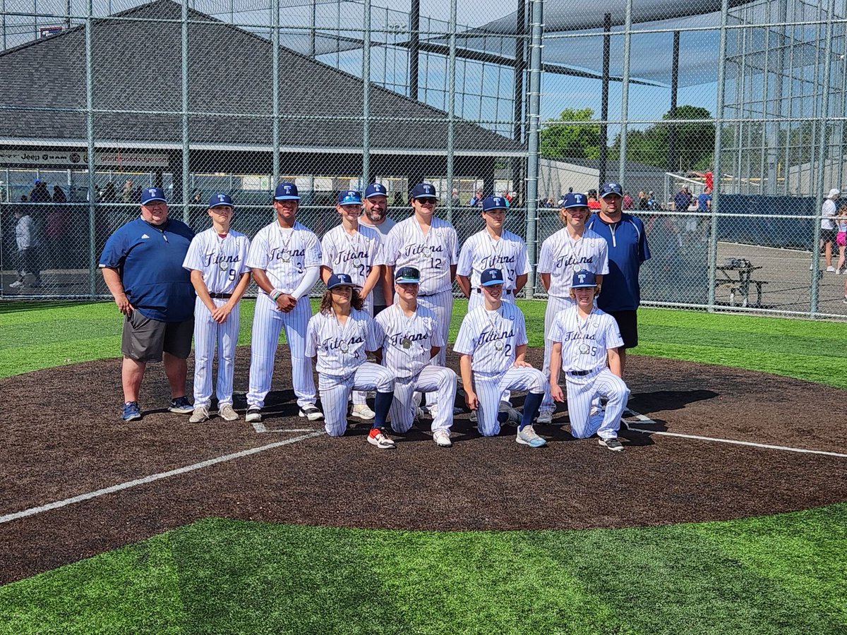 Titans Caplinger 15u (@titanscap15u) on Twitter photo Champs with a 9-3 victory <a href="/WBA_AshCentre/">World Baseball Academy</a>! Proud of the work this group is putting in!
<a href="/IndyTitans/">Indy Titans Baseball</a> Champs with a 9-3 victory <a href="/WBA_AshCentre/">World Baseball Academy</a>! Proud of the work this group is putting in!
<a href="/IndyTitans/">Indy Titans Baseball</a>