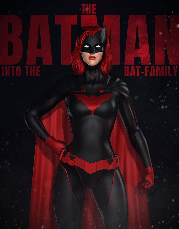 The Batman into the Bat-family Batwoman movie poster #dccomics #Batwoman #thebatmanintothebatfamily #thebatman