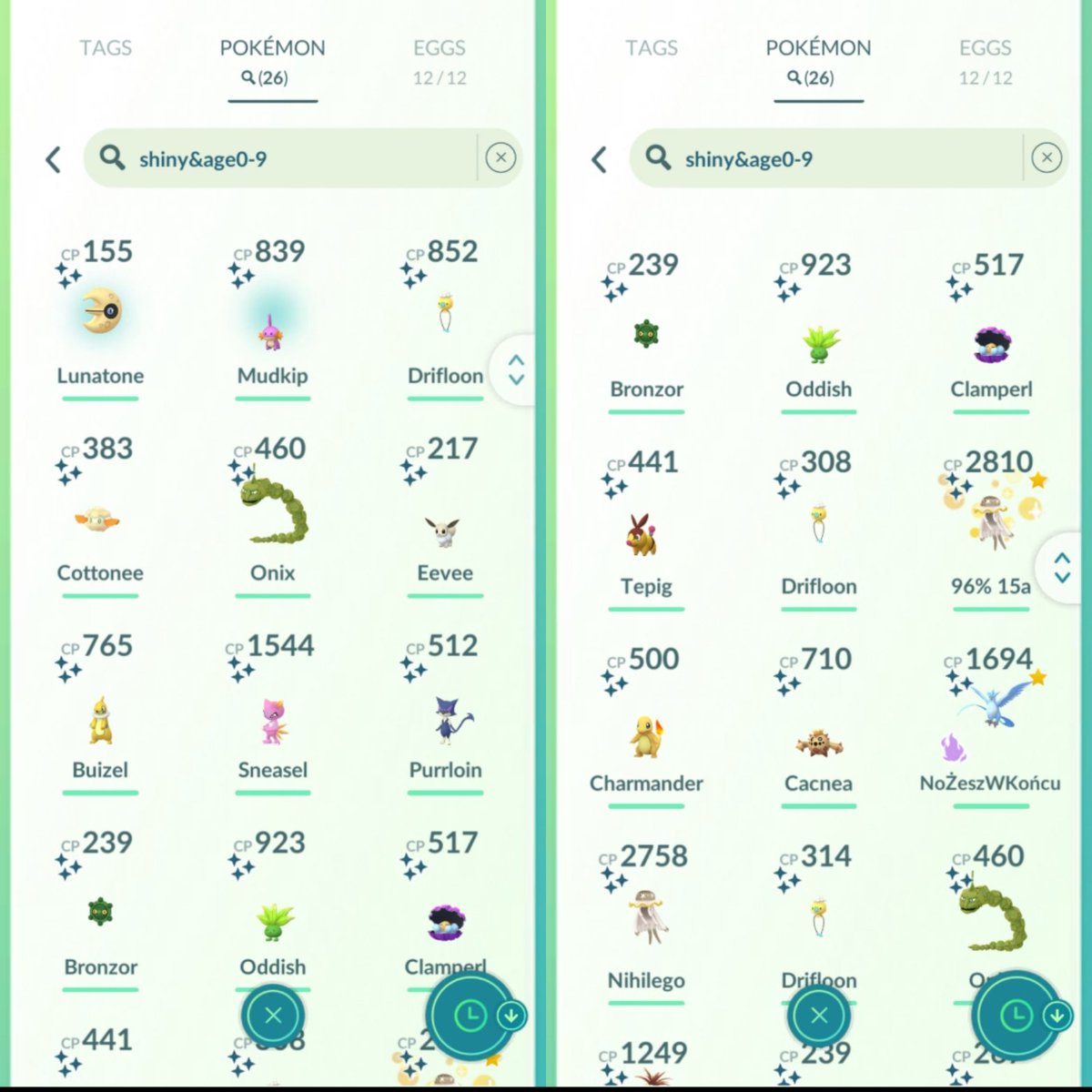 Kuba12664's tweet photo. Podsumowanie #SolsticeHorizons w #PokemonGO 
- 8781 złapanych pokemonów
- 3066 przekręconych pokestopów
🏃 96,2 km 
✨ 26
💯 6
Event taki sobie shiny ładnie siadały ale w większości jest to transfer bo zajmują zbędnie miejsce w plecaku. ✨ Fomantisa się nie udało zdobyć 😢 https://t.co/uPYs5jZv4w