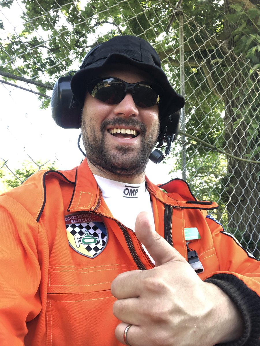 ThanasisPolitis's tweet image. What a day today Marshalling @Brands_Hatch!
Few marshals signed on today, ended up being solo on post 12 in the GP loop! 
Scary at first as I have never been on post chief duty before but really enjoyed it!

#bmmc #brandshatch #ferrarichallengeuk