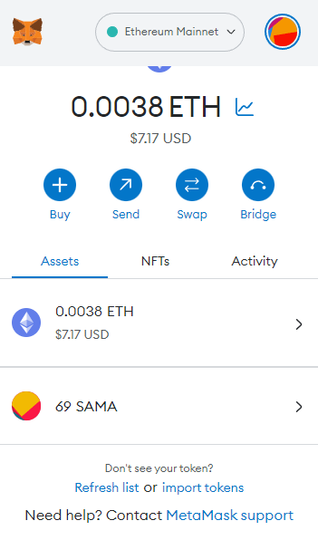 Not only did the Gaming Platform launch today, but the redeployed SAMA token is now live.

Expect to see plenty of content that will tell you how and what when we open it for the masses next week.

Also, remember not to buy any SAMA on ETH as it is not on Uniswap just yet.

LFG