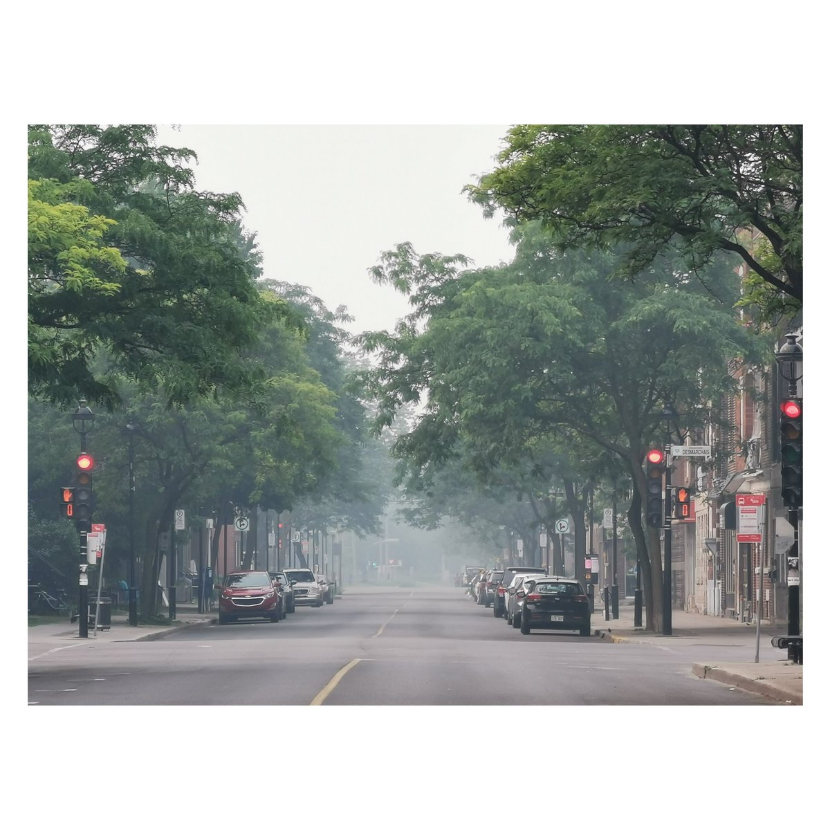 #smog #brouillard #pollution #incendie #smoke #fog #montreal #quebec #Canada #huaweip30pro #nofilter #cityscape #paysageurbain #bladerunner  #fire  #verdun