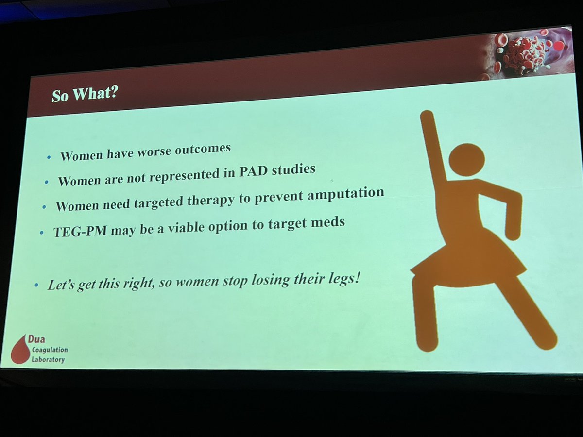bryony_ross's tweet photo. Another incredible talk in the Maintaining Haemostasis in Women symposium, looking at sex dimorphism in platelet responses for pts with PAD. @AnahitaDua #ISTH2023 https://t.co/ccc55cVD3Q