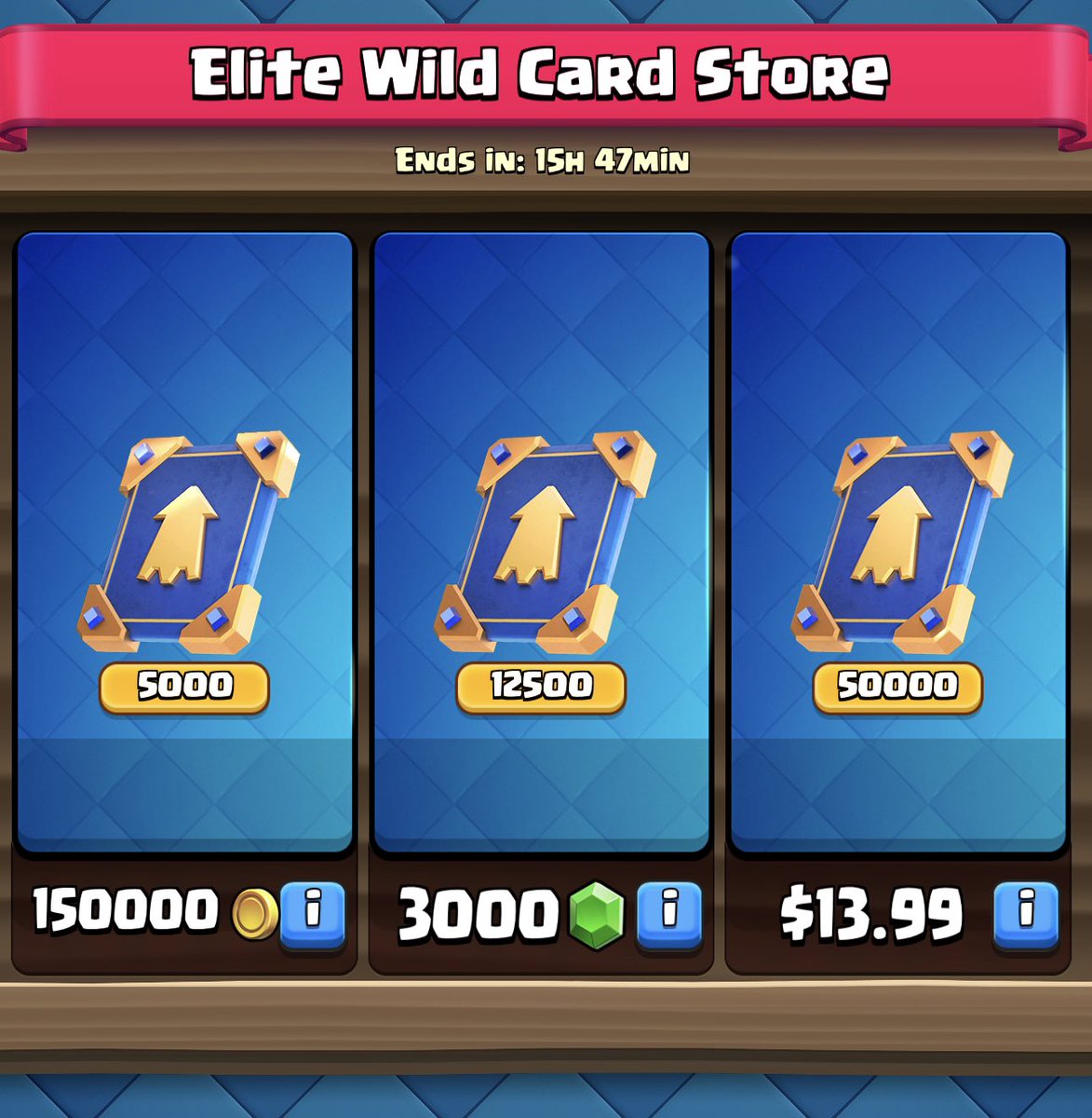 CLASHwith_SHANE's tweet image. It’s incredibly disheartening seeing this offer in the shop after all the community feedback. Feels like a slap in the face

“Oh you want it to be easier to earn Elite Levels.. give us $10 per card and you can instantly have it”

Doesn’t this contradict the point of elite levels?