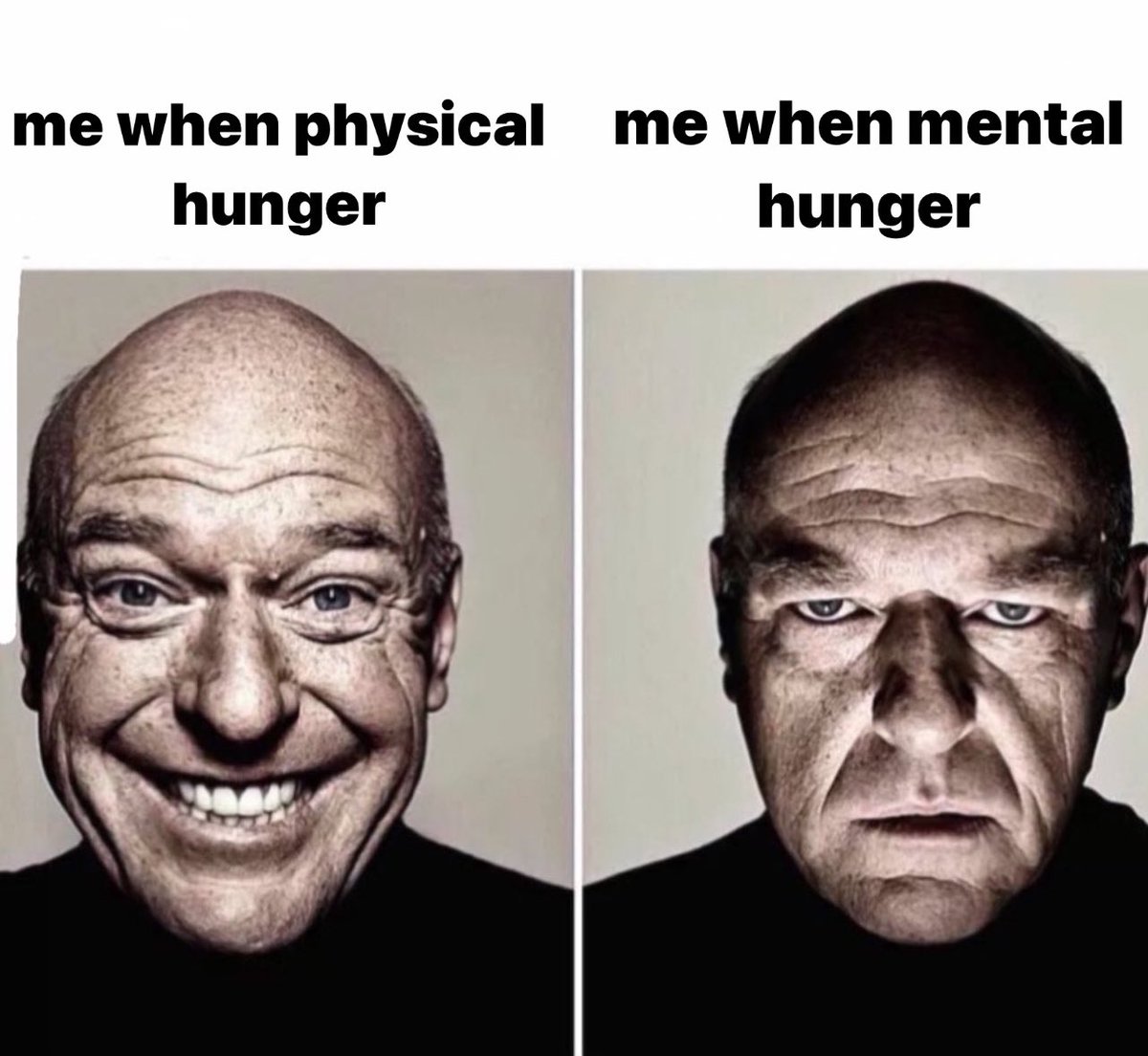 mental hunger is the worst