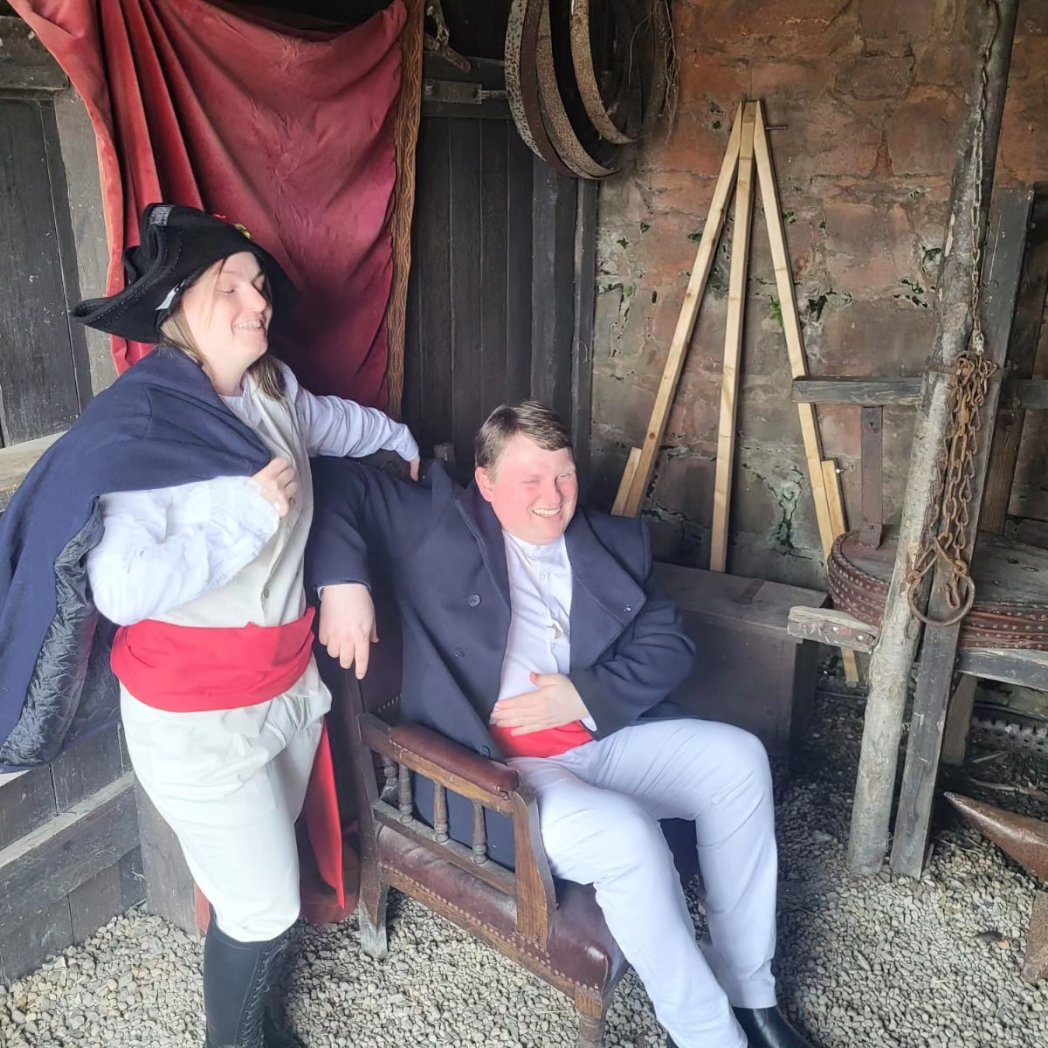 GooseChaseLK's tweet photo. Promotional shoot for our upcoming production of George Bernard Shaw's The Man of Destiny in #Limerick next month!

Huge thanks to photographer @alanmcalanface and to @KingJohnsCastle for use of the space.

@melancholykoala @JamesCorr98 @LohanPadraig @weirdgravyco https://t.co/xHE8d3bj0S