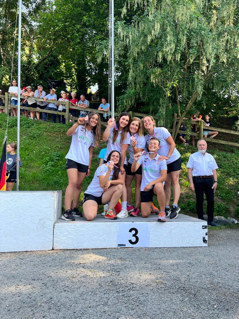 I Copa Europa 2023, Thury, Francia.
🥉BRONCE HISTÓRICO del #TeamESP🇪🇸 senior femenino, 🫶🏽🫶🏽🫶🏽🫶🏽