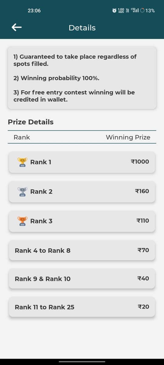 thinkkwiser's tweet photo. What more you can ask from a fantasy app.
Join for free and win real cash irrespective of your rank.
Stock fantasy is next future now.

Download the app now and play the mega contest now 
https://t.co/gzMM1opcZm

#TNPL #fancode #stockmarkets #nifty #profit #Giveaway #Dhoni https://t.co/7jWBeaO9Zy