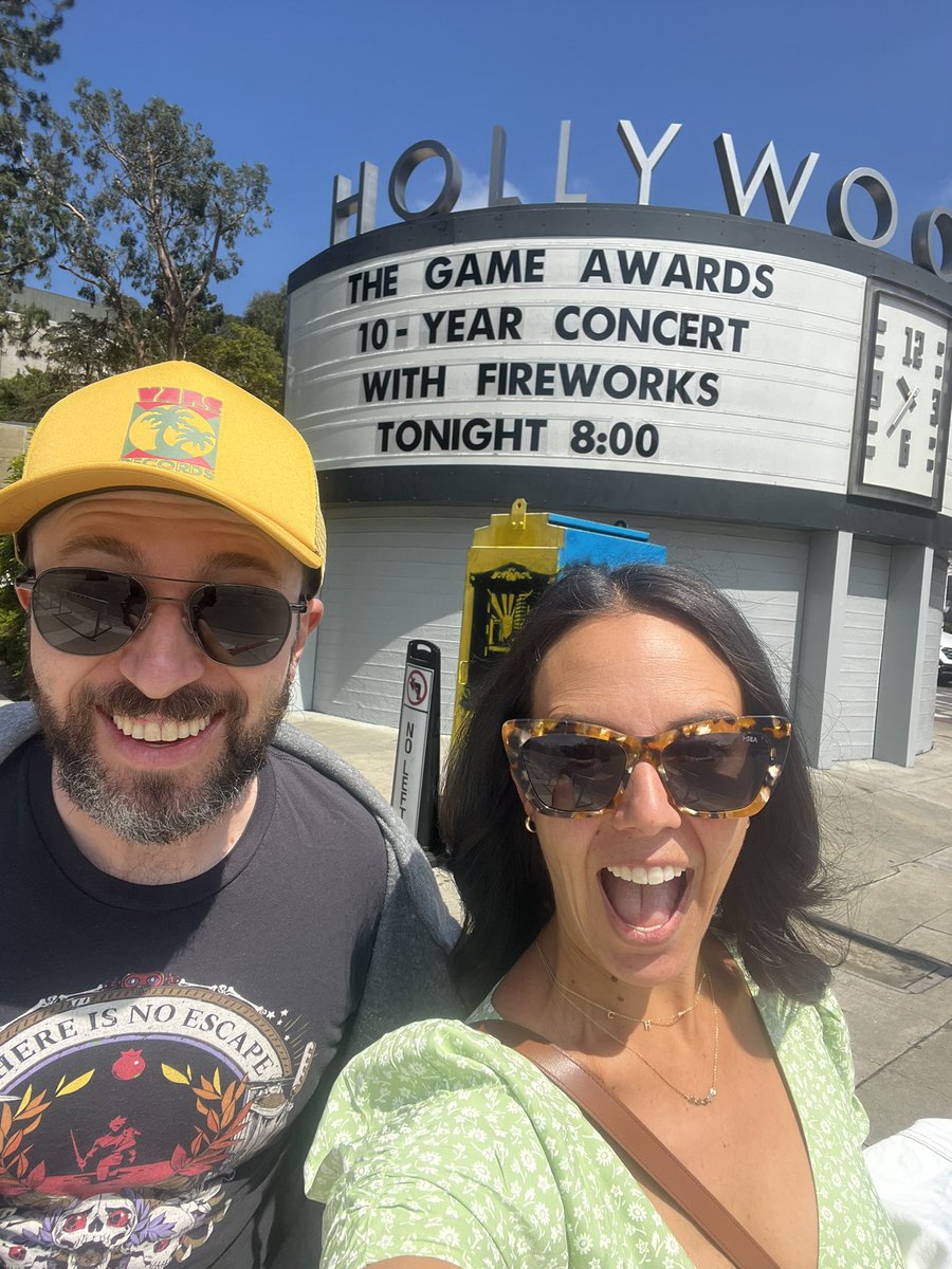 It’s all happening! 🔥 come see us tonight 😯 @SupergiantGames @HollywoodBowl @thegameawards @DarrenKorb