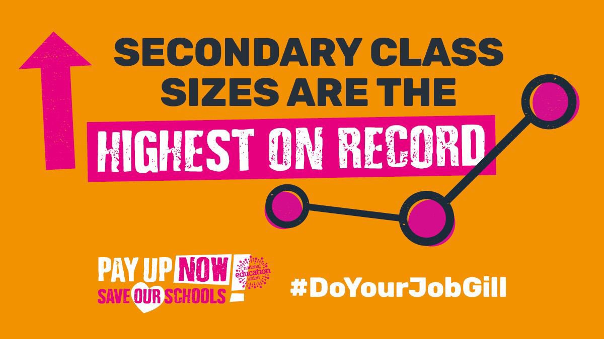 Schools and colleges are being left to fight a losing battle with underfunding. We urgently need to show we value education - and value our educators. #DoYourJobGill and #SaveOurSchools