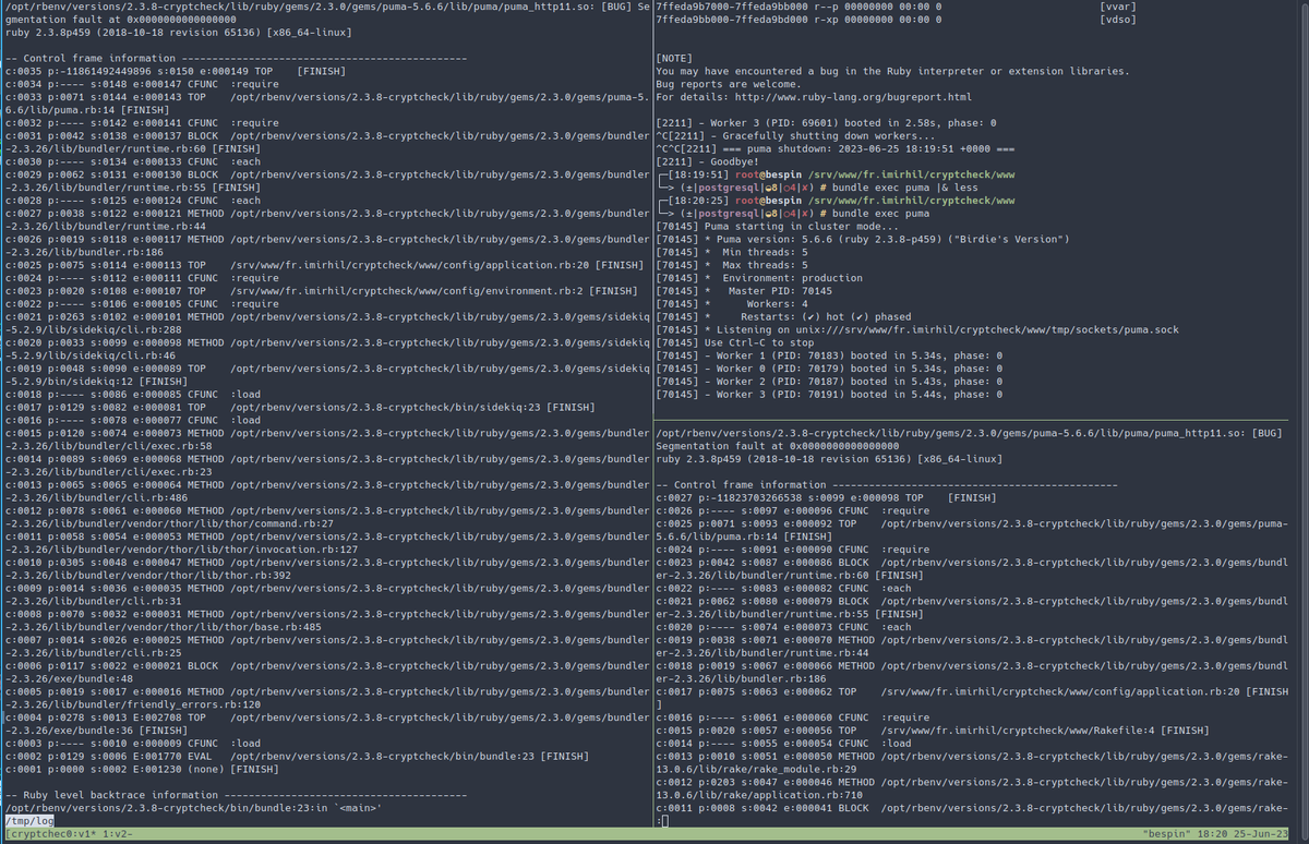 aeris_v2's tweet image. #CryptCheck v1 is currently down because #Debian #Bullseye→#Bookworm upgrade is not that smooth at all in my case 😅